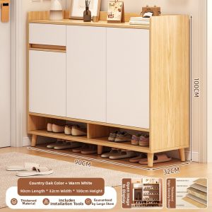 ZHUOHE | High Capacity Entryway Shoe Rack and Storage Cabinet