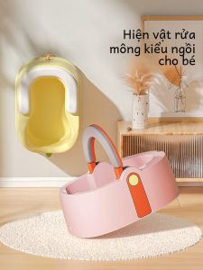 Xô Tắm Trẻ Em Kemo Babe Em Bé Rửa Mông神器 Nhựa Pp Lưu Vực Chuyên Dụng Cho Đồ Chơi Tắm Bé Gái Em Bé Đồ Dùng