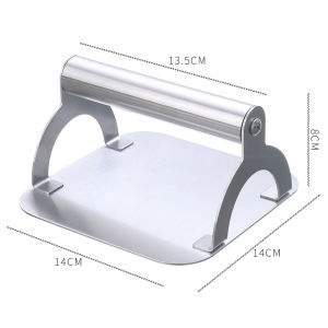 Stainless Steel Patty Press Kitchen Tool for Home Use Burger Steak Fritter Iron Plate BBQ Tool Dough Presser Gadget
