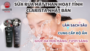 SỮA RỬA MẶT THAN HOẠT TÍNH CLARISTA NHẬT BẢN