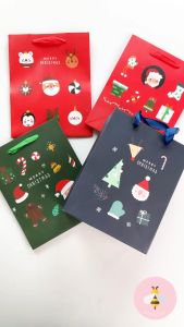 Pinky Bee Kantong Kertas / Paper Bag Natal 23x18x10cm 67310700