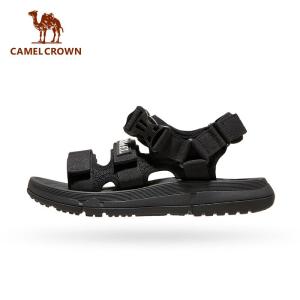 CAMEL CROWN Mens Velcro Sandals | Wear-Resistant Non-Slip Summer Beach Slippers Casual Sports Outdoor Hiking Sandals for Everyday Adventures