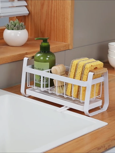 🔥OCT Dish Washing Sponge Drying Rack with Drainer Tray🔥 Adjustable Divider🔥adjustable water drain