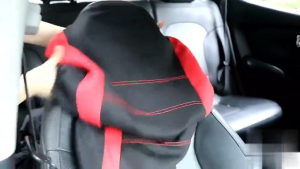 MATTEO ผ้าหุ้มเบาะรถยนต์คู่หน้า ผ้าคลุมเบาะรถยนต์ กันรอย กันเปื้อน 4 pcs. Front Car Seat Cover NO.3638