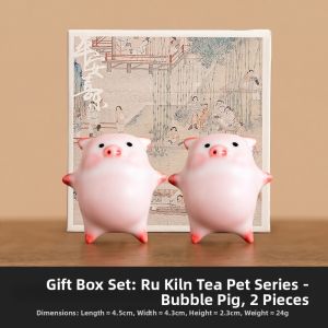 JISU | Creative Pig Oil Tea Companion High Aesthetic Decorative Ceramic