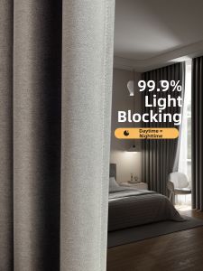 Full Light Blocking Thermal Insulated Curtains
