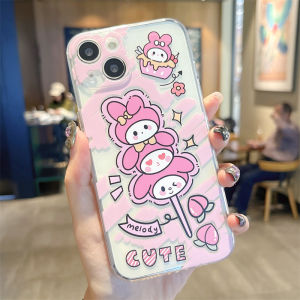 Cute Kitty Cat Phone Case for Apple 15Promax Iphone 14 Fun 13Mini New Model 12 Hello Kitty 11 Chirimen Dog 17 Melody 8P Soft Shell 7/6