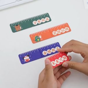 [พร้อมส่ง] ไม้บรรทัดแม่เหล็ก แบบพับได้ เครื่องเขียน Biangels