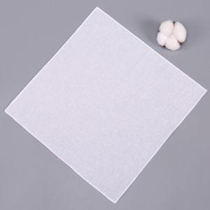 12pcs Pure White Small Size Cotton Childrens Handkerchief Student Tie-Dye Painting DIY Activity 20*20cm 28*28cm