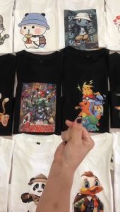 KOKO IMPORT - Kaos Anak Perempuan Atasan Umur 2-16 Tahun Baju Distro Karakter Lucu Keren Unik