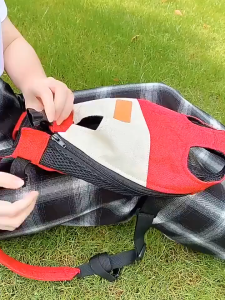 Pet Backbag Outdoor Dog Breathable Adjustable Belt Carrier Backpack Pet Hands-Free Shoulder Bags for Small Dog Rucksack