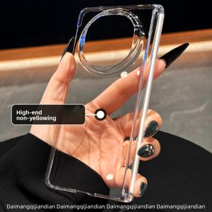 DAIMANG | Transparent Non-Yellowing Full Coverage Middle Axis Protection Magnetic Hinge Phone Case For Huawei Mate X6