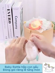Đồ chơi xúc xắc bộ gặm nướu cho bé Baby Rattle Gum và Umoo nhiều chi tiết