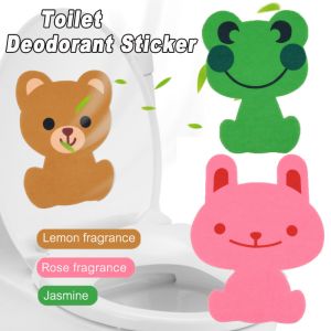 อุปกรณ์และผสมสำหรับการดูแลตัวเองที่ดับกลิ่นห้องน้ำการ์ตูนสติกเกอร์ตกแต่งห้องน้ำสติ๊กเกอร์ห้องน้ำใยสังเคราะห์กำจัดกลิ่นเป็นมิตรต่อสิ่งแวดล้อม2/3ชิ้น