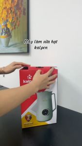 Máy làm sữa hạt chính hãng Kalpen mẫu mới nhất hè năm 2023 dung tích lớn 8 chế độ nấu dễ dàng vệ sinh máy làm sữa đậu nành Bảo hành 24 tháng