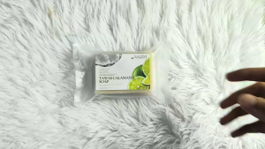 Salem Essentials Tawas Calamansi Soap 120 g - Odor Protection Deep Cleansing Brightening Effect Refreshing & Cooling Sensation