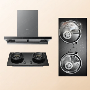 Midea | Powerful Steam Cleaning Suction Range Hood