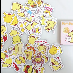 Sanrio Sticker Gift Box | 60+3PCS Waterproof Cute Cartoon Guka Stickers for Kids & Journaling
