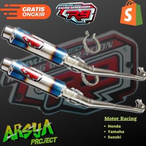 R9 Racing Exhoust FULLSYSTEM Untuk Motor All Bebek Vega Karisma Revo Jupiter C70 Astrea Grand Kirana Supra X Vega R