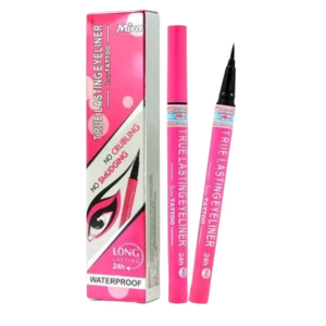 Mira True Lasting Eyeliner Waterproof NL322 viết kẻ mí mắt nước màu đen tuyền  không lem không trôi rất dễ tẩy trang 0.8ml