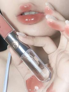 Kiko Double-Ended Mirror Lip Glaze 103 Raincoat 132 Lip Gloss Non-Stick Cup Moisturizing Lipstick Long-Lasting Colorful Makeup