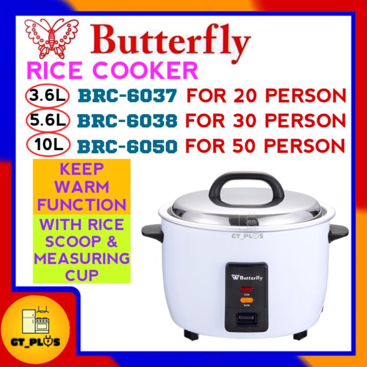 Lazada Butterfly Rice Cooker 10 Liter Small Pressure Cooker Litre