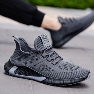 Techdoo Sepatu Sneakers Pria Olahraga Sepatu Fashion Mesh Sepatu Lari Outdoor MR126