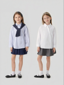 Marc&Janie | Loose Irregular Open Front Girls Shirt