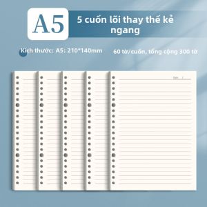 deli | Giấy Bổ Sung Cho Sổ Gáy Đóng Có Thể Thay Thế