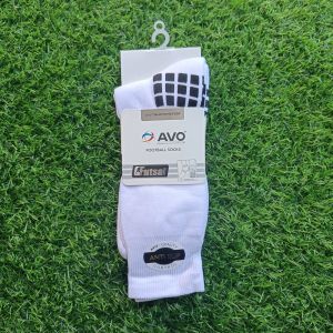 1 Set Bawahan Olahraga Bola Futsal Kaos Kaki Anti Slip Sarung Deker Lakop Embos Avo