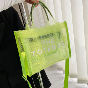 Summer Transparent Jelly Pack Womens Bag Large Capacity 2023 New Arrival Fashion Textured Handbag Commuter Tote