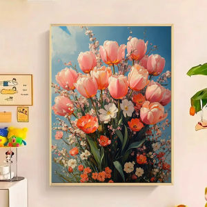 Jigsaw Puzzle for Adults 500/1000/1200/2000PCS Vintage Floral Artwork Mindful Game Stress Relief Decor Gift