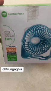 Quạt Sạc Tích Điện ĐẢO 2 CHIỀU DP-7609