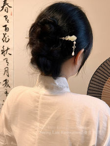 New Chinese Style Hairpin Womens Updo Hair Accessories Lucky Cloud Design Hanfu Hairpin Elegant Sensation Tassel Shake