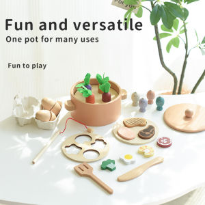 Educational Role Play & Matching Wooden Toy