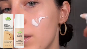 【Ready Stock】HANCHOBIT Color Adjusting Foundation SPF15 30ml – Skin Tone Perfecting BB Cream Natural Finish Concealer for Flawless Look Daily UV Protection Makeup