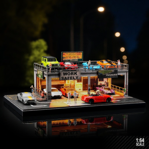 KAWEI|Mô Hình Garage Lưu Trữ và Trưng Bày 1:64