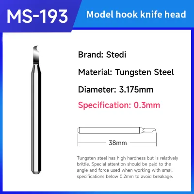 stedi Eagle-Beak Hook Knife PlasticModel Modification Tool Military/Gundam / 3D Model Engraving