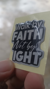 STICKER RESIN Timbul 3D Lentur REFLECTIVE