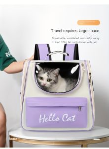 Cat Carrier Bags Windproof Outdoor Travel Backpack for Cat Small Dogs Transport Carrying Bag Cat Backpack Carriers With Cushion