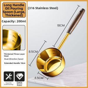 Mini Long Handle Frying Pan For Oil Spraying