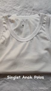 Singlet Anak Laki Dan Perempuan Polos Dalaman Anak