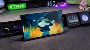 【Local Warehouse】ZOOMEDIN 15.6 Inch 1080P 100Hz FHD Ultra-Slim Portable Monitor for Laptop100% SRGB External monitorDual Speakers Extender Display. with Smart Cover for LaptopPC Phone Xbox PS4/5 Switch【Delivered Whinin 72 Hours】