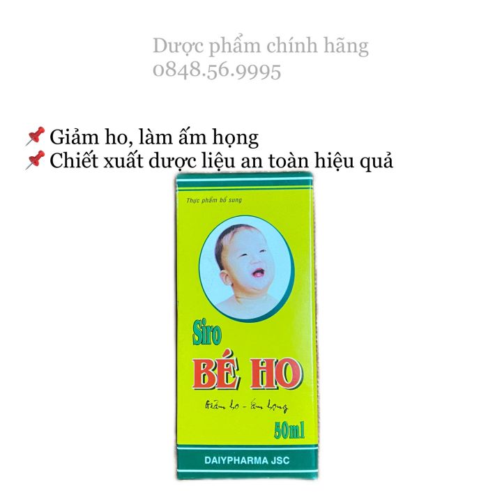 SIRO giảm HO cho TRẺ EM - Siro ho cho bé - Giúp bổ phế - Hỗ trợ giảm ho