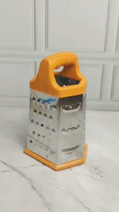 Kitchen Mate Parutan Menara 6 Pencacah Buah dan Sayur Grater Stainless Steel Serbaguna - Random Colour