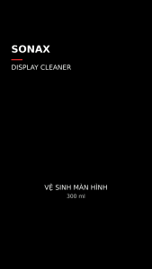 Chai Xịt Vệ Sinh Màn Hình Ô Tô SONAX Display Cleaner 392100 300ml Làm Sạch Dấu Vân Tay Vết Dầu