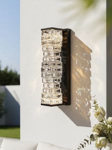 VINCAN | Solar Waterproof Modern Crystal Wall Light