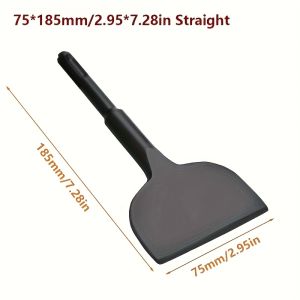 1PC SDS PLUS Black Electric Hammer Chisel Round Shank Tile Shovel Wall Concrete Impact Drill Elbow Widening Drill Bit