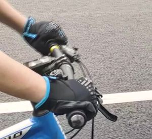 Outdoor MTB Cycling Gloves Full Finger Touchscreen Breathable Anti-sweat Shockproof Motorcycle Gloves Men Hiking Mountaineering