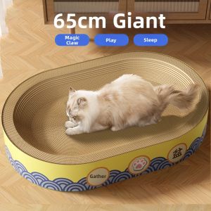 hipidog | Durable No Debris Oval Cat Scratching Board